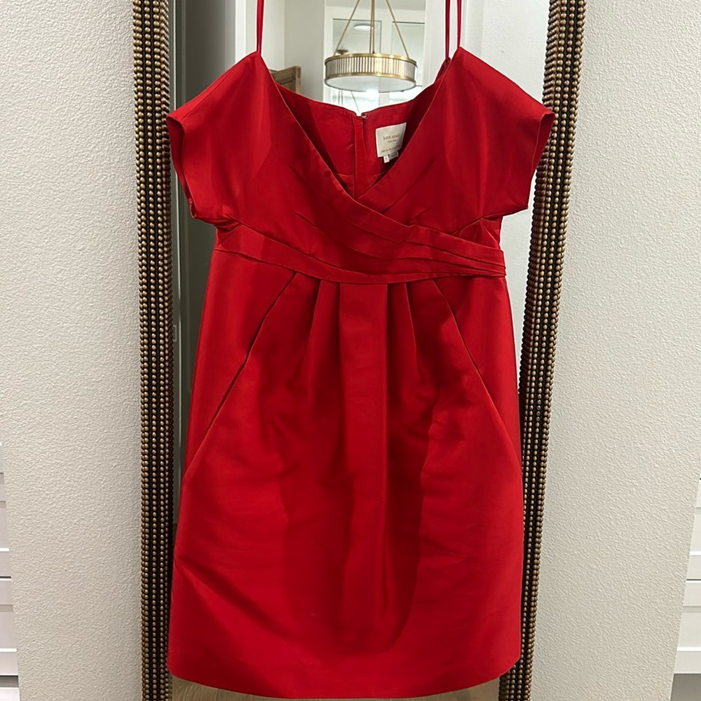 Cherry red ❤️ Kate Spade dress